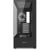 PC tornikorpus Sharkoon SK6 ARGB Tower ATX Must — keskklassi torn ATX, ARGB valgustus, karastatud klaasist külgpaneel