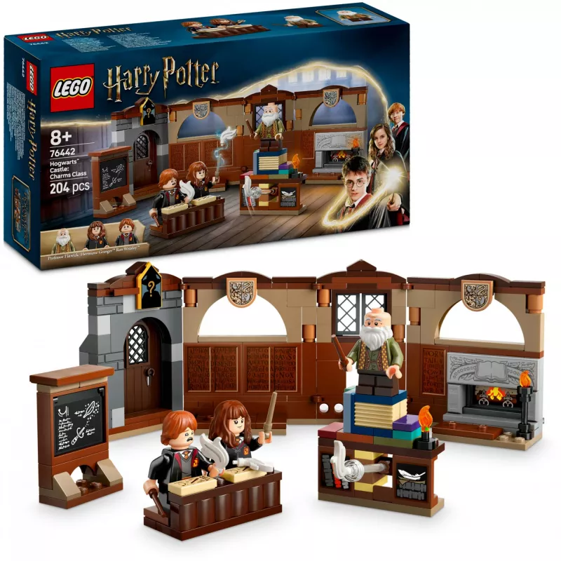 LEGO Harry Potter Sigatüüka lossi nõidustundide ehituskomplekt 76442 — 204 tk, 3 minifiguuri, vanusele 8+