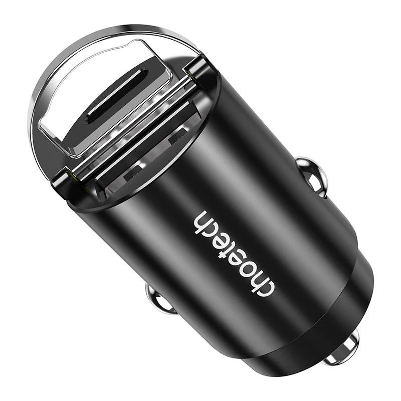 USB-C/USB-A laadija CHOETECH TC0006 30 W — QC3.0 ja PD3.0 tugi