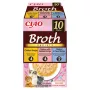 INABA Ciao Broth maiused kassidele, kana, lõhe ja tuunikala, 10 x 40 g