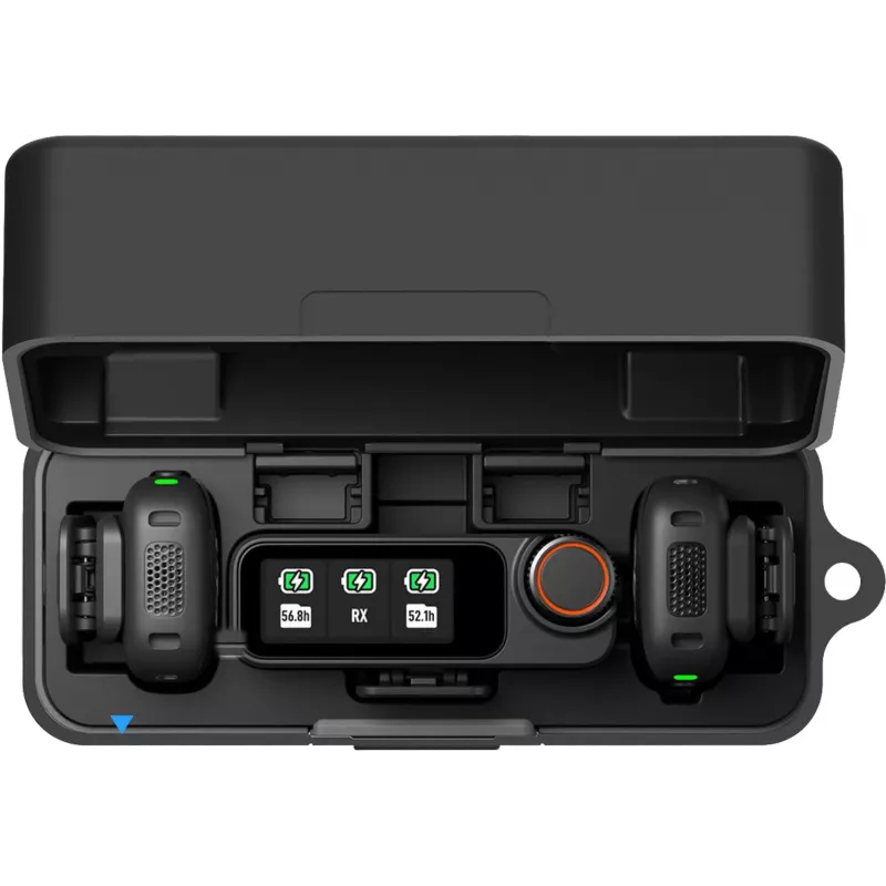 PULUZ Silikoonist laadimiskarbi kaitsekate DJI Mic 3 jaoks (must)