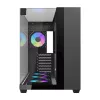 Darkflash TH285 arvutikorpus (must) + 4 ventilaatorit