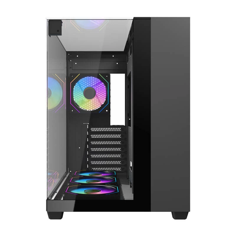 Darkflash TH285 arvutikorpus (must) + 4 ventilaatorit