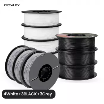 3D-printeri filament Creality PLA+ 1.75 mm valgehall 1 kg