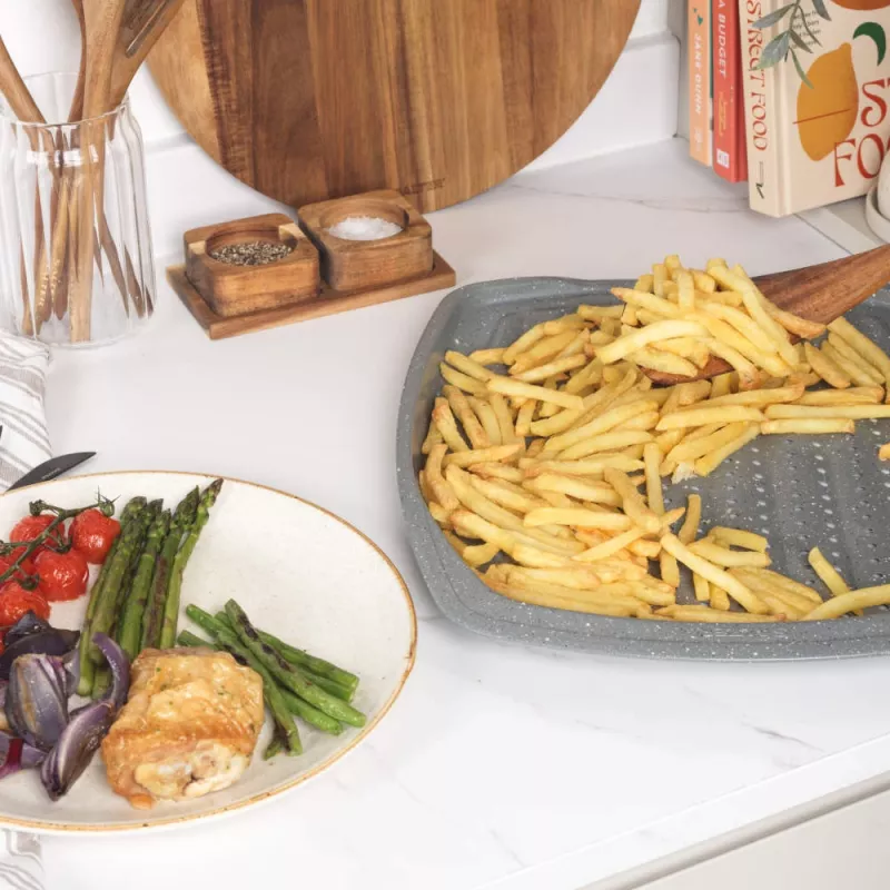 Salter Chip Tray BW08473G1EU7 38 cm Marblestone