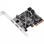 SilverStone ECU05 - USB-adapter - PCIe 2,0 x2 madalprofiil - USB 3,1 Type C x 1 + USB3.0 x 2 + USB3.0 (sisemine) x 2 (SST-ECU05)