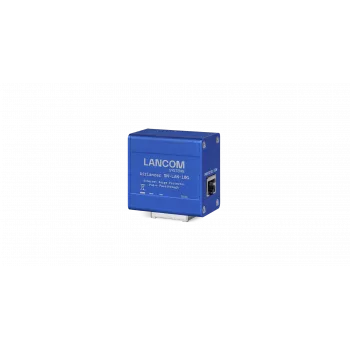 Võrguadapter Lancom Systems AirLancer SN-LAN-10G — 10 Gigabit Ethernet, IEEE 802.3af/at/bt, alumiiniumkorpus, sinine
