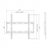TV seinakinnitus, fikseeritud, 32-55', max 40kg