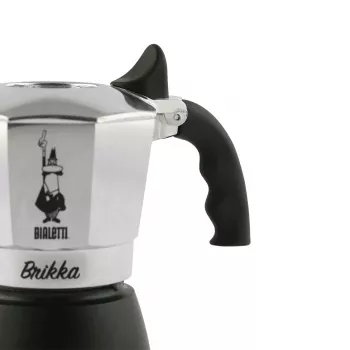 Moka pot Bialetti Brikka 0,17 L — pliidil kasutatav espressomasin, 4 tassi, alumiinium, mitte-induktsioon