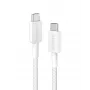 Anker Innovations 322 USB-C kaabel nailonist 0,9 m 60 W valge - kaabel - digitaalne/andmed (A81F5G21)