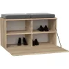Suletud kingakapp Top e Shop OPAL SZAFKA SONOMA — tamm, 850×450 mm, puitlaastplaat, 16 mm raam