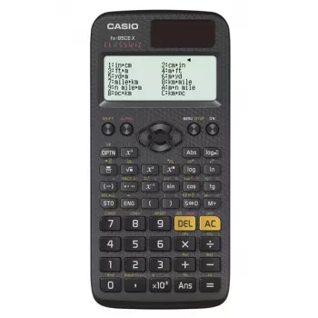 CASIO FX-85CEX teaduslik kalkulaator, kontor, kool, 379 funktsiooni, 77 x 166 mm, must