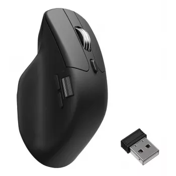 Hiir Keychron M6 Paremakäeline Universaalne — Optiline, RF-juhtmevaba + Bluetooth + USB-C, 30000 DPI, Must