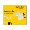 DeLOCK Apple AirPods tarvikukomplekt valge