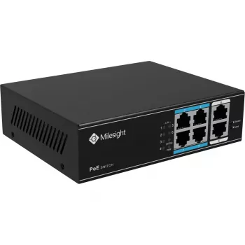 Switch Milesight MS-S0204-EL 4-pordiline 1 Gigabit Ethernet haldamata lüliti