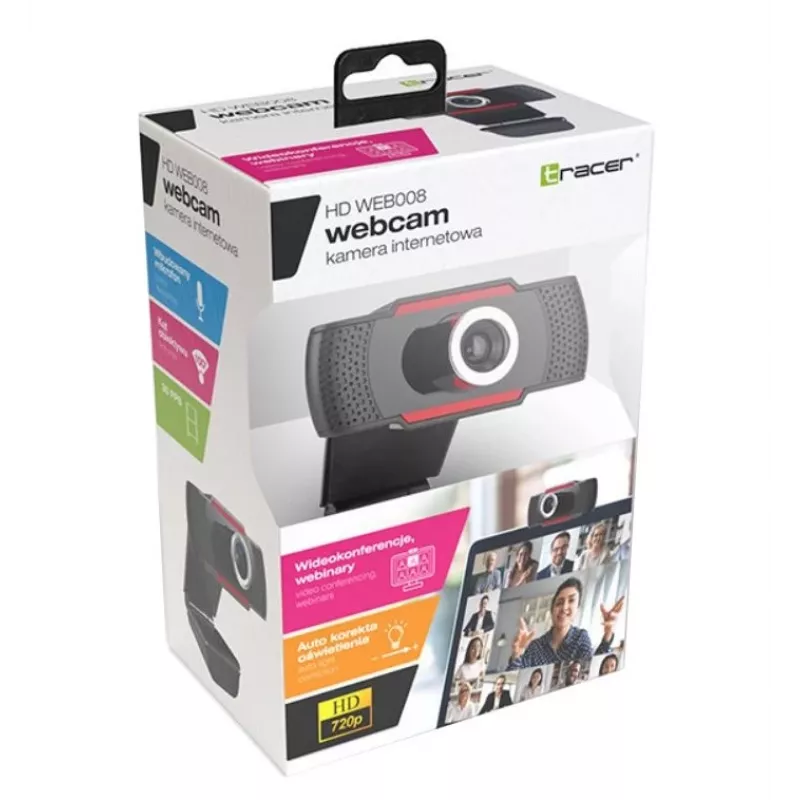Veebikaamera Tracer HD WEB008 koos integreeritud mikrofoniga