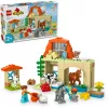 Ehitusmänguasi LEGO DUPLO Farm Animal Care komplekt 10416 — 74 tükki, 2 minifiguuri, vanus 2+