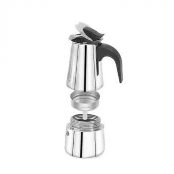 Moka pot Maestro MR-1660-9, pliidikann 6 tassi jaoks, must