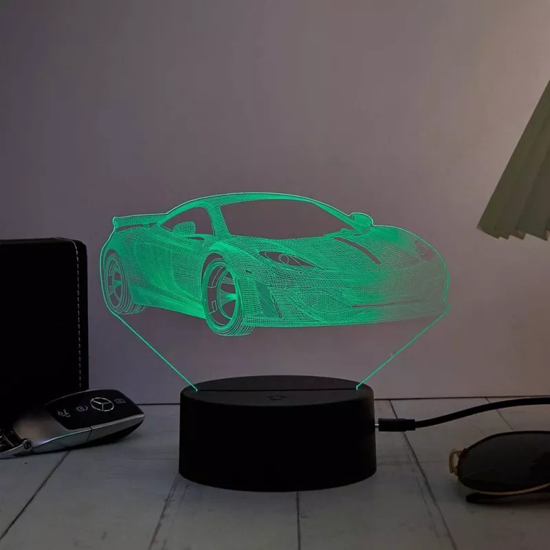 LED-sõiduki RGB 3D-valguskaunistus MANTA SNL120RGB — RGB-lamp autodele ja mootorratastele