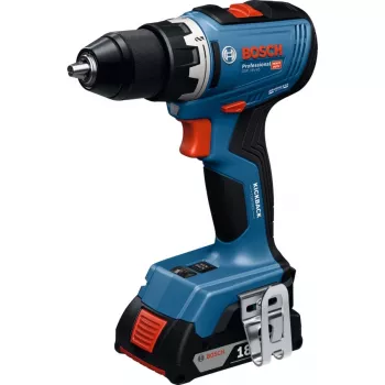 Juhtmeta trell-kruvikeeraja Bosch GSR 18V-65 koos 2x 4,0Ah akuga