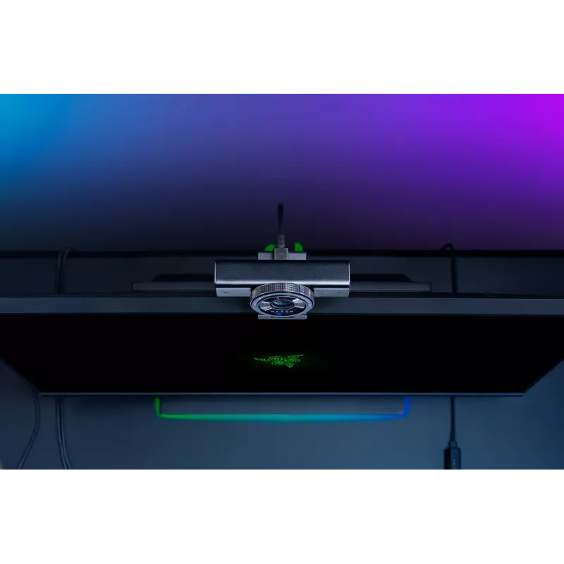 Razer | Veebikaamera | Kiyo V2 | MJPEG kuni 4K 30 FPS, 1080p 60 FPS, YUY2 kuni 4K 15 FPS, 1080p 60 FPS, NV12 kuni 4K 20 FPS, 1080p 60 FPS