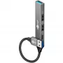 Goobay Slim 4-Port USB-hub, USB-A USB-C™/USB-A, USB 3.2 (74458)
