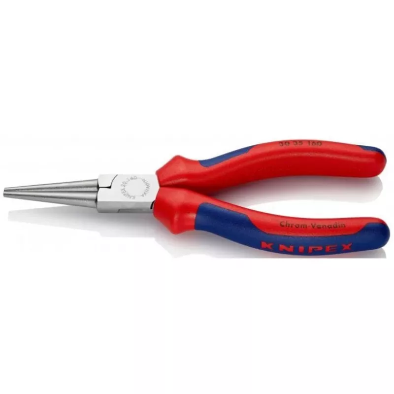 KNIPEX 30 35 160 - nõeltangid - 2,5 mm - 4,1 cm - teras - sinine/punane - 16 cm