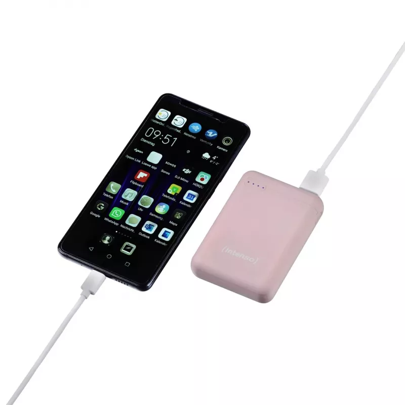 Intenso XS10000 liitiumpolümeer (LiPo) 10000 mAh roosa
