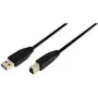 Logilink - USB-kaabel - 9 kontaktiga USB Type A (M) - 9 kontaktiga USB Type B (M) - 1 m (USB 3.0) (CU0023)