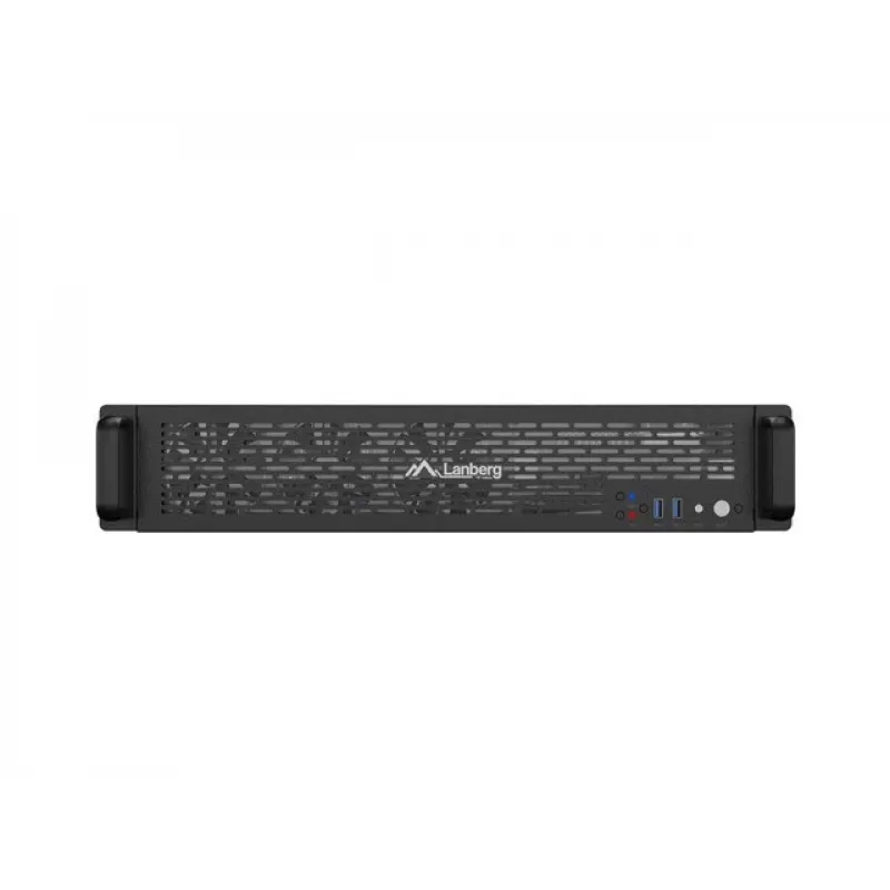 Rack Chassis Lanberg SC01-5202-12B 2U Must 3 ventilaatorit HDD+SSD