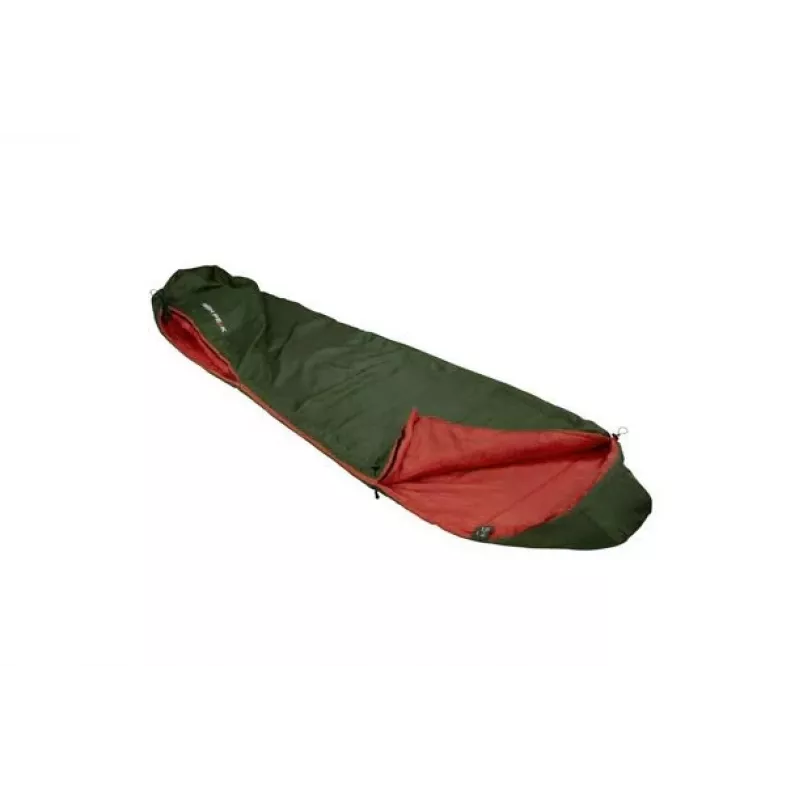 High Peak Lite Pak 1200 Muumiakujuline magamiskott Polüester Roheline, Punane 23263