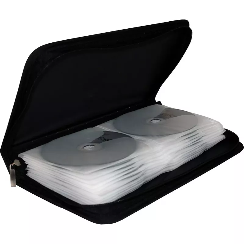 CD-kohver MediaRange 48 CD/DVD-le must jaemüügipakendis (BOX51)