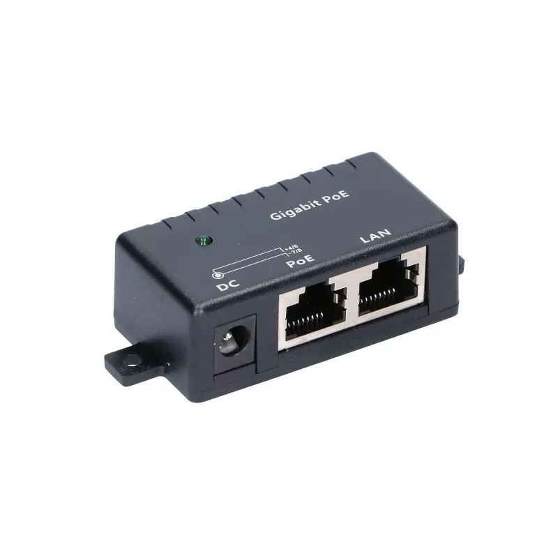 Gigabit PoE sisestaja Extralink 1 port, 1x 1000Mb/s RJ45, kuubik