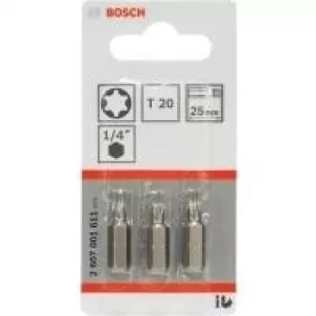 Kruvikeeraja otsak Bosch Extra Hard T20 3 tk