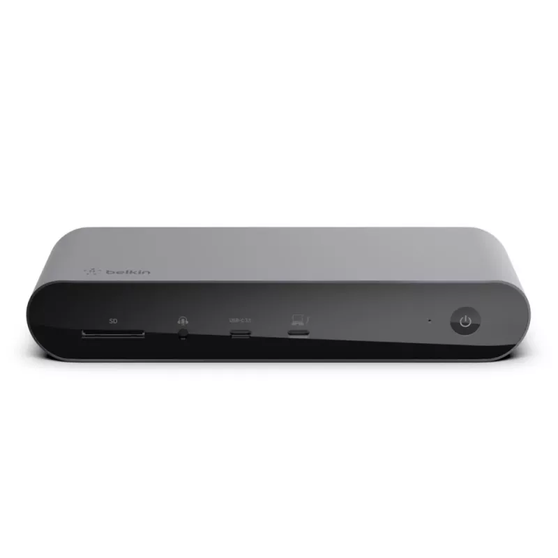 Dokkimisjaam Belkin Thunderbolt 4 Dock Pro juhtmega must 90 W toiteedastus