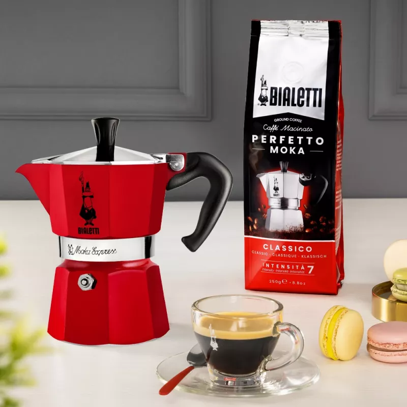 Bialetti Moka Express Moka pot Punane