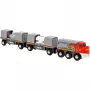 Train BRIO World Santa Fe rong Trains of the World mitmevärviline