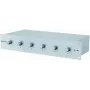 Helitugevuse kontroller Omnitronic ELA 6S Silver — rack-mount helitugevuse juhtimine, 6-kanaliline