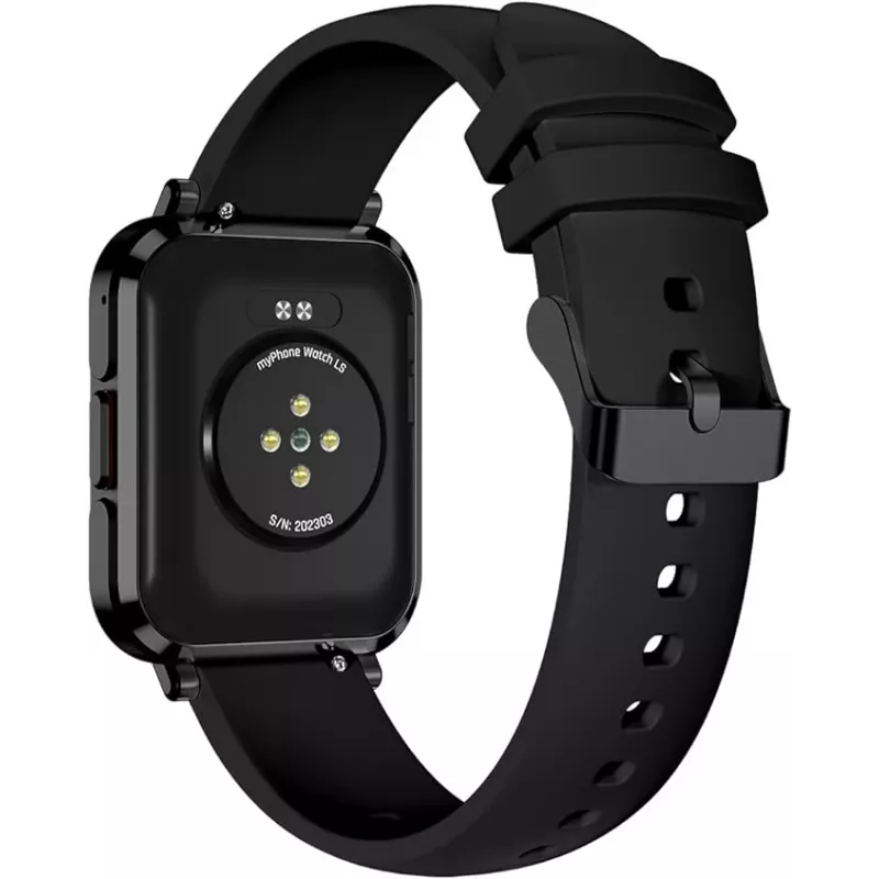 Nutikell myPhone Watch LS Must 1.85 tolline IPS