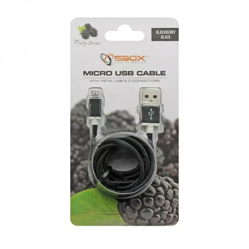 Sbox USB->Micro USB M/M 1,5 m USB-10315B must
