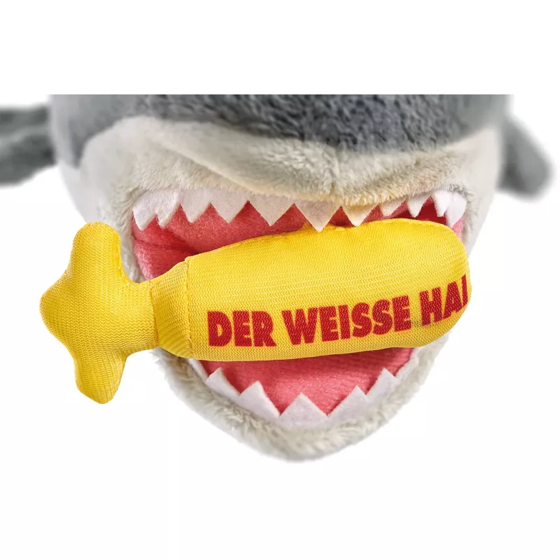 Pehme mänguasi Schmidt Spiele The Valge Shark plüüsfiguur, mudel 42841, topisloom