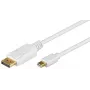 Wentronic Goobay DisplayPort mini DisplayPort adapterkaabel 1.2, valge, 2 m - Mini DisplayPort-pistik > DisplayPort-pistik (52859)