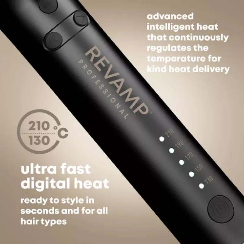 Curling iron Revamp CL-3000-EU with 25mm auto-revolve barrel