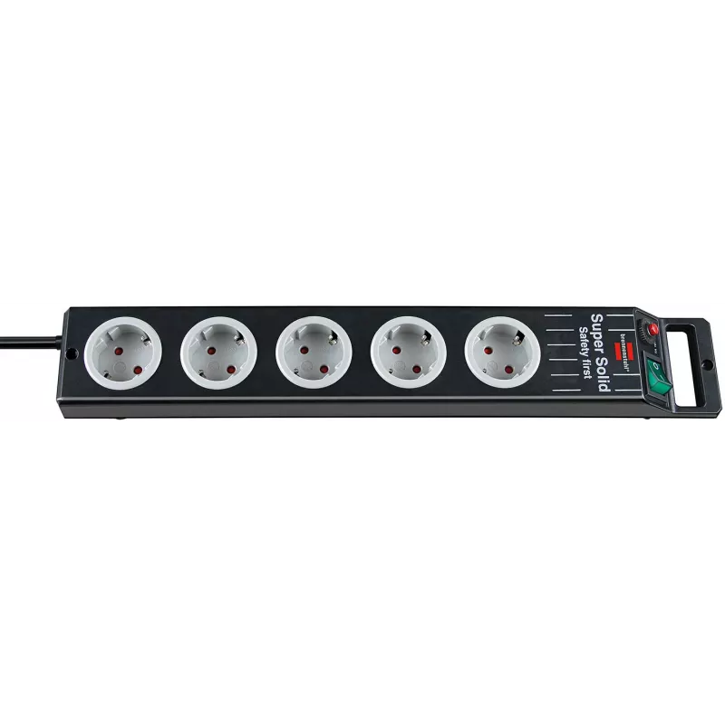 Power Extension Brennenstuhl 1153380115 2.5m 5 AC Outlets Must hall