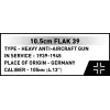 Ehituskomplekt Cobi Blocks 10,5 cm Flak 39 — 339 tk