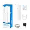 Cudy LT700 traadita ruuter Gigabit Ethernet kaheriba (2,4 GHz / 5 GHz) 4G Valge
