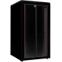 Vabalt seisev 19-tolline võrgukapp ROLINE Pro 26U 800x800 mm, klaasuks, must, 600 kg, IP20