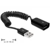 USB-kaabel DeLOCK 83163 0,6 m USB 2.0 A-A must