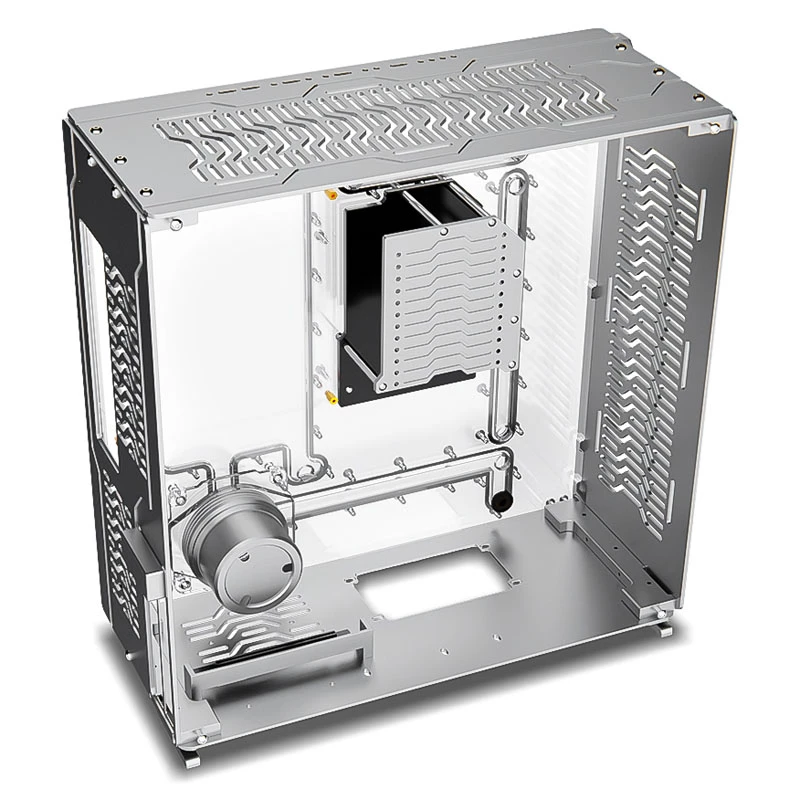 Singularity Computers Wraith ITX/DTX arvutikorpus, hõbedane