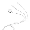 Magnetlaadija Joyroom S-IW008 Lightning USB-C 5V 1,2m valge kaabel